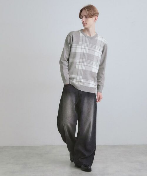 tk.TAKEO KIKUCHI / ティーケー タケオキクチ ニット・セーター | ランダムチェックニット | 詳細2