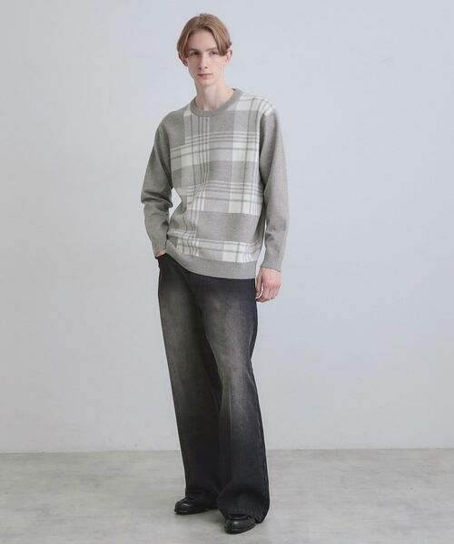 tk.TAKEO KIKUCHI / ティーケー タケオキクチ ニット・セーター | ランダムチェックニット | 詳細3