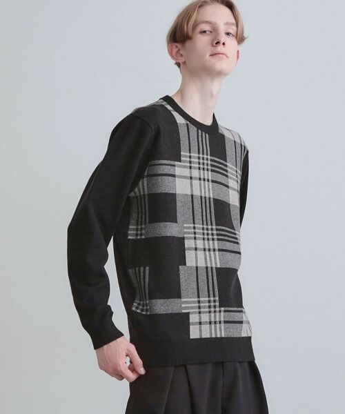 tk.TAKEO KIKUCHI / ティーケー タケオキクチ ニット・セーター | ランダムチェックニット | 詳細5
