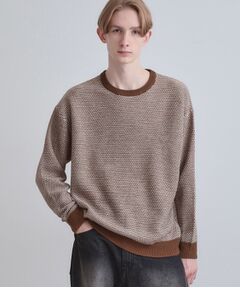 tk.TAKEO KIKUCHI / ティーケー タケオキクチ ニット・セーター | バーズアイライクボーダーニット