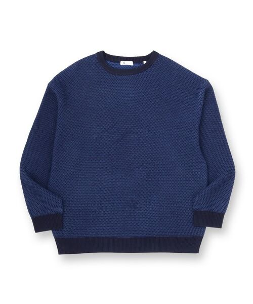 tk.TAKEO KIKUCHI / ティーケー タケオキクチ ニット・セーター | バーズアイライクボーダーニット | 詳細1