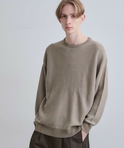 tk.TAKEO KIKUCHI / ティーケー タケオキクチ ニット・セーター | バーズアイライクボーダーニット | 詳細10