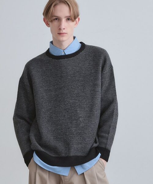 tk.TAKEO KIKUCHI / ティーケー タケオキクチ ニット・セーター | バーズアイライクボーダーニット | 詳細2