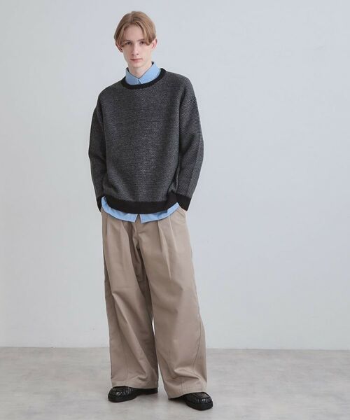 tk.TAKEO KIKUCHI / ティーケー タケオキクチ ニット・セーター | バーズアイライクボーダーニット | 詳細3