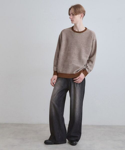 tk.TAKEO KIKUCHI / ティーケー タケオキクチ ニット・セーター | バーズアイライクボーダーニット | 詳細7