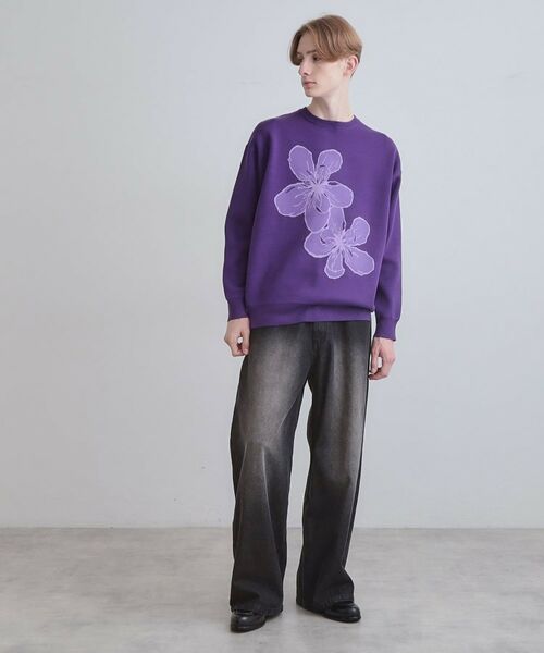 tk.TAKEO KIKUCHI / ティーケー タケオキクチ ニット・セーター | フラワーニットプルオーバー | 詳細11