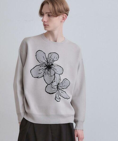 tk.TAKEO KIKUCHI / ティーケー タケオキクチ ニット・セーター | フラワーニットプルオーバー | 詳細2