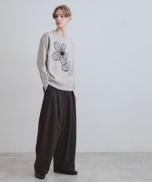 tk.TAKEO KIKUCHI / ティーケー タケオキクチ ニット・セーター | フラワーニットプルオーバー | 詳細4