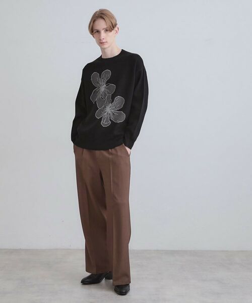 tk.TAKEO KIKUCHI / ティーケー タケオキクチ ニット・セーター | フラワーニットプルオーバー | 詳細7