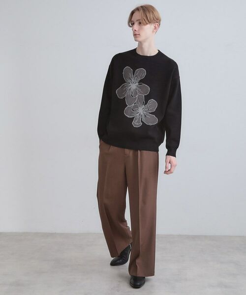 tk.TAKEO KIKUCHI / ティーケー タケオキクチ ニット・セーター | フラワーニットプルオーバー | 詳細8