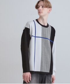 tk.TAKEO KIKUCHI / ティーケー タケオキクチ ニット・セーター | 【洗える】クロスオーバーニット