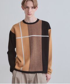 tk.TAKEO KIKUCHI / ティーケー タケオキクチ ニット・セーター | 【洗える】クロスオーバーニット