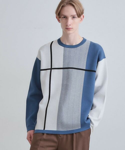 tk.TAKEO KIKUCHI / ティーケー タケオキクチ ニット・セーター | 【洗える】クロスオーバーニット | 詳細14