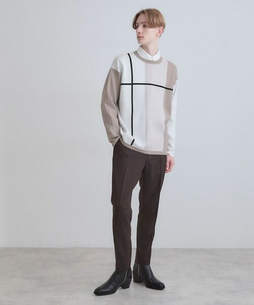 tk.TAKEO KIKUCHI / ティーケー タケオキクチ ニット・セーター | 【洗える】クロスオーバーニット | 詳細3