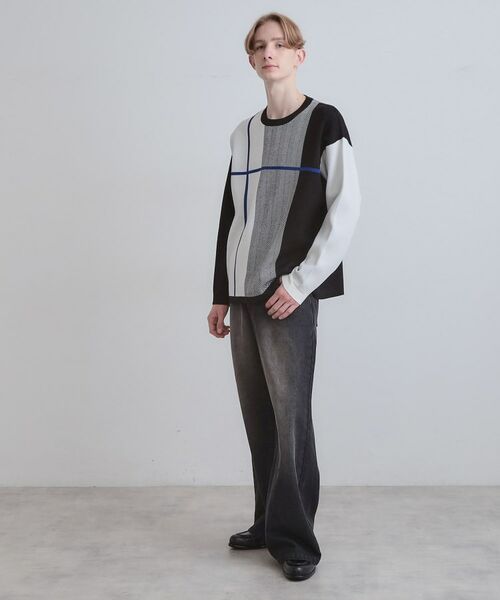 tk.TAKEO KIKUCHI / ティーケー タケオキクチ ニット・セーター | 【洗える】クロスオーバーニット | 詳細7