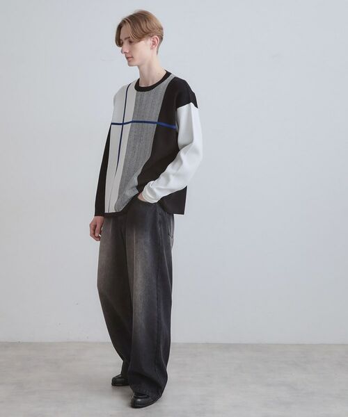 tk.TAKEO KIKUCHI / ティーケー タケオキクチ ニット・セーター | 【洗える】クロスオーバーニット | 詳細8
