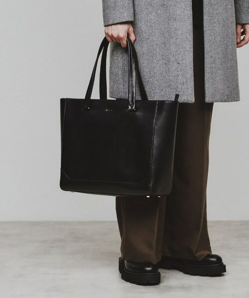 tk. TAKEO KIKUCHI/ティーケー タケオキクチ Refined Leather トートバッグ ブラック(019) 00 tk. TAKEO KIKUCHI/ティーケー タケオキクチ Refined Leather トートバッグ ブラック(019) 00