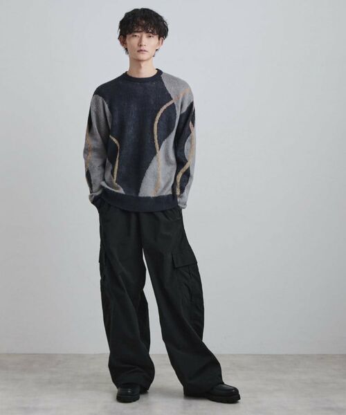 tk.TAKEO KIKUCHI / ティーケー タケオキクチ ニット・セーター | コンプリケートラインアートプルオーバー | 詳細7