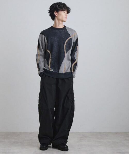 tk.TAKEO KIKUCHI / ティーケー タケオキクチ ニット・セーター | コンプリケートラインアートプルオーバー | 詳細8