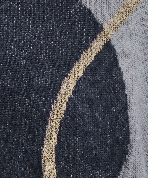 tk.TAKEO KIKUCHI / ティーケー タケオキクチ ニット・セーター | コンプリケートラインアートプルオーバー | 詳細9