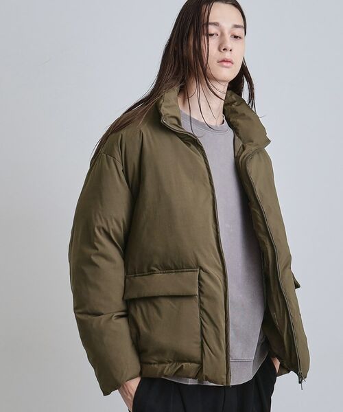 tk.TAKEO KIKUCHI / ティーケー タケオキクチ レザーブルゾン・ジャケット | 中綿スタンドブルゾン | 詳細10