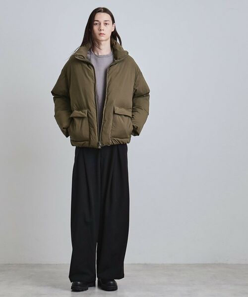 tk.TAKEO KIKUCHI / ティーケー タケオキクチ レザーブルゾン・ジャケット | 中綿スタンドブルゾン | 詳細12