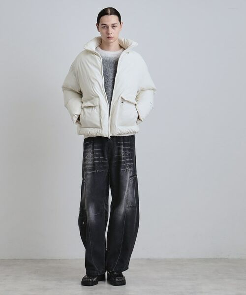 tk.TAKEO KIKUCHI / ティーケー タケオキクチ レザーブルゾン・ジャケット | 中綿スタンドブルゾン | 詳細3