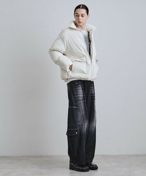 tk.TAKEO KIKUCHI / ティーケー タケオキクチ レザーブルゾン・ジャケット | 中綿スタンドブルゾン | 詳細4