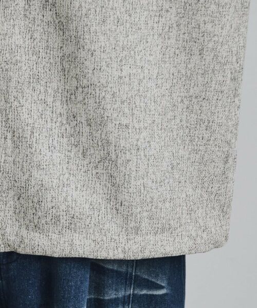 tk.TAKEO KIKUCHI / ティーケー タケオキクチ シャツ・ブラウス | 衿配色ツイードシャツ | 詳細19
