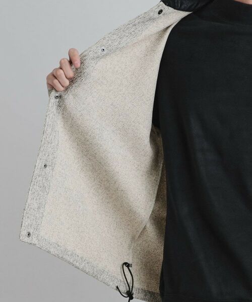 tk.TAKEO KIKUCHI / ティーケー タケオキクチ シャツ・ブラウス | 衿配色ツイードシャツ | 詳細5