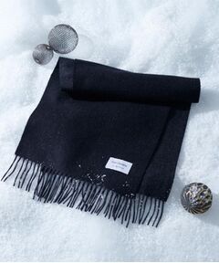 tk.TAKEO KIKUCHI / ティーケー タケオキクチ マフラー・ショール・スヌード・ストール | 【カシミヤ100％】ピュアカシミヤリバーシブルマフラー