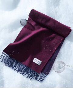 tk.TAKEO KIKUCHI / ティーケー タケオキクチ マフラー・ショール・スヌード・ストール | 【カシミヤ100％】ピュアカシミヤリバーシブルマフラー