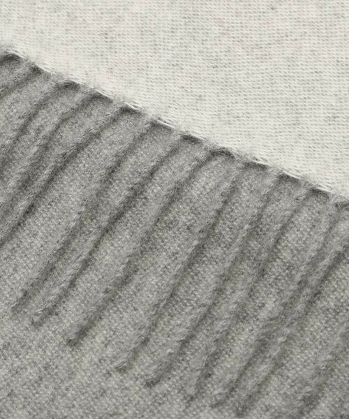 tk.TAKEO KIKUCHI / ティーケー タケオキクチ マフラー・ショール・スヌード・ストール | 【カシミヤ100％】ピュアカシミヤリバーシブルマフラー | 詳細4