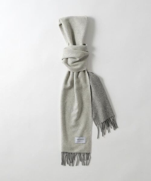 tk.TAKEO KIKUCHI / ティーケー タケオキクチ マフラー・ショール・スヌード・ストール | 【カシミヤ100％】ピュアカシミヤリバーシブルマフラー | 詳細8