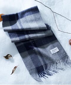 tk.TAKEO KIKUCHI / ティーケー タケオキクチ マフラー・ショール・スヌード・ストール | カシミヤチェックマフラー