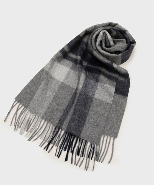 tk.TAKEO KIKUCHI / ティーケー タケオキクチ マフラー・ショール・スヌード・ストール | カシミヤチェックマフラー | 詳細1