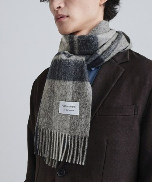 tk.TAKEO KIKUCHI / ティーケー タケオキクチ マフラー・ショール・スヌード・ストール | カシミヤチェックマフラー | 詳細5