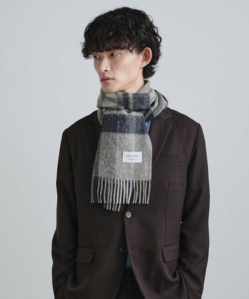 tk.TAKEO KIKUCHI / ティーケー タケオキクチ マフラー・ショール・スヌード・ストール | カシミヤチェックマフラー | 詳細6