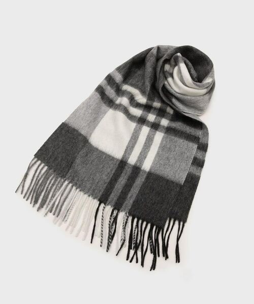 tk.TAKEO KIKUCHI / ティーケー タケオキクチ マフラー・ショール・スヌード・ストール | カシミヤチェックマフラー | 詳細7
