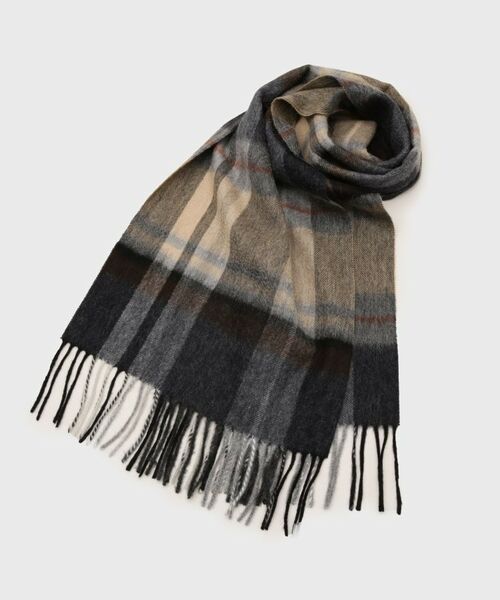 tk. TAKEO KIKUCHI/ティーケー タケオキクチ カシミヤチェックマフラー チャコールグレー(213) 00 tk. TAKEO KIKUCHI/ティーケー タケオキクチ カシミヤチェックマフラー チャコールグレー(213) 00