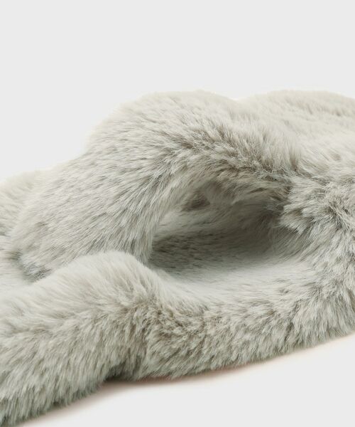 tk.TAKEO KIKUCHI / ティーケー タケオキクチ マフラー・ショール・スヌード・ストール | もこもこファーティペット | 詳細3