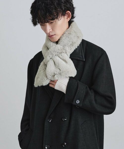 tk.TAKEO KIKUCHI / ティーケー タケオキクチ マフラー・ショール・スヌード・ストール | もこもこファーティペット | 詳細8