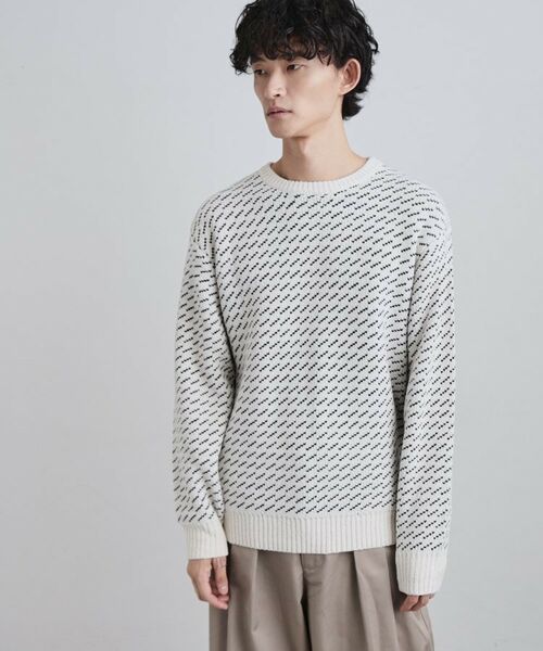 tk.TAKEO KIKUCHI / ティーケー タケオキクチ ニット・セーター | バーズアイモールニット | 詳細1