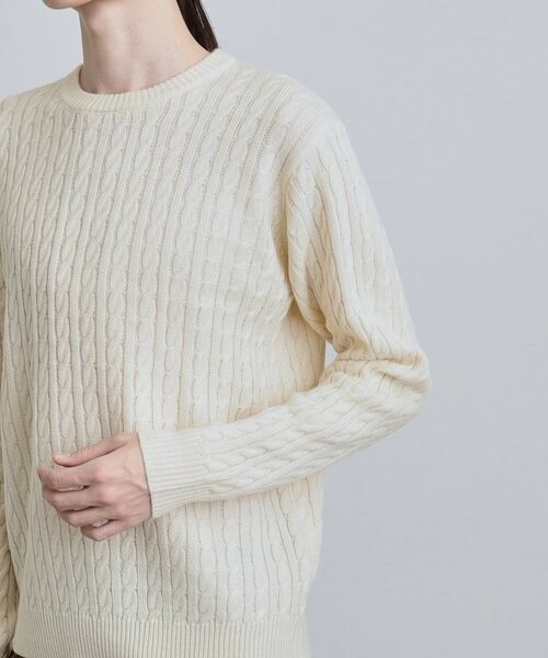 tk.TAKEO KIKUCHI / ティーケー タケオキクチ ニット・セーター | ケーブルクルーネックニット | 詳細21