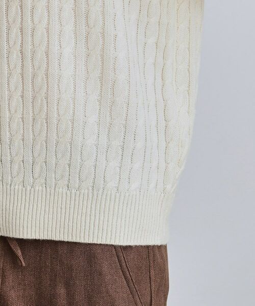 tk.TAKEO KIKUCHI / ティーケー タケオキクチ ニット・セーター | ケーブルクルーネックニット | 詳細22