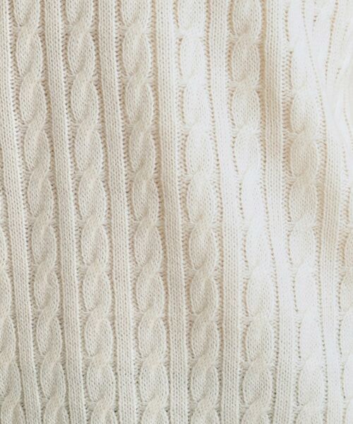 tk.TAKEO KIKUCHI / ティーケー タケオキクチ ニット・セーター | ケーブルクルーネックニット | 詳細4
