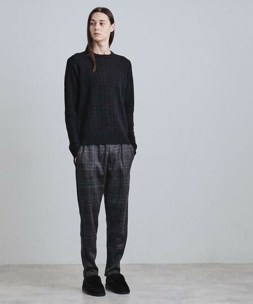 tk.TAKEO KIKUCHI / ティーケー タケオキクチ ニット・セーター | ケーブルクルーネックニット | 詳細7