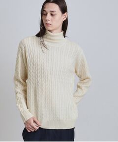 tk.TAKEO KIKUCHI / ティーケー タケオキクチ ニット・セーター | ケーブルタートルニット