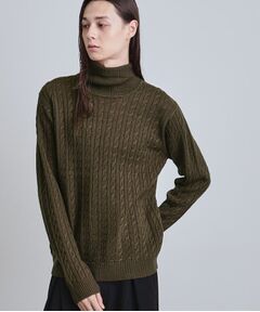 tk.TAKEO KIKUCHI / ティーケー タケオキクチ ニット・セーター | ケーブルタートルニット