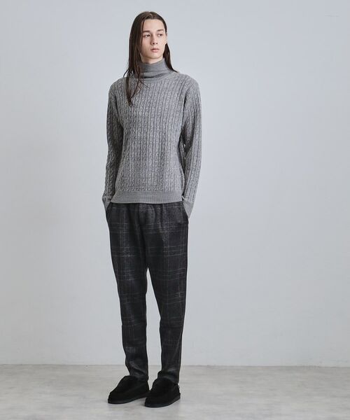 tk.TAKEO KIKUCHI / ティーケー タケオキクチ ニット・セーター | ケーブルタートルニット | 詳細14